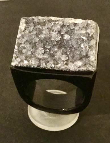 Kristall Achat-Ring